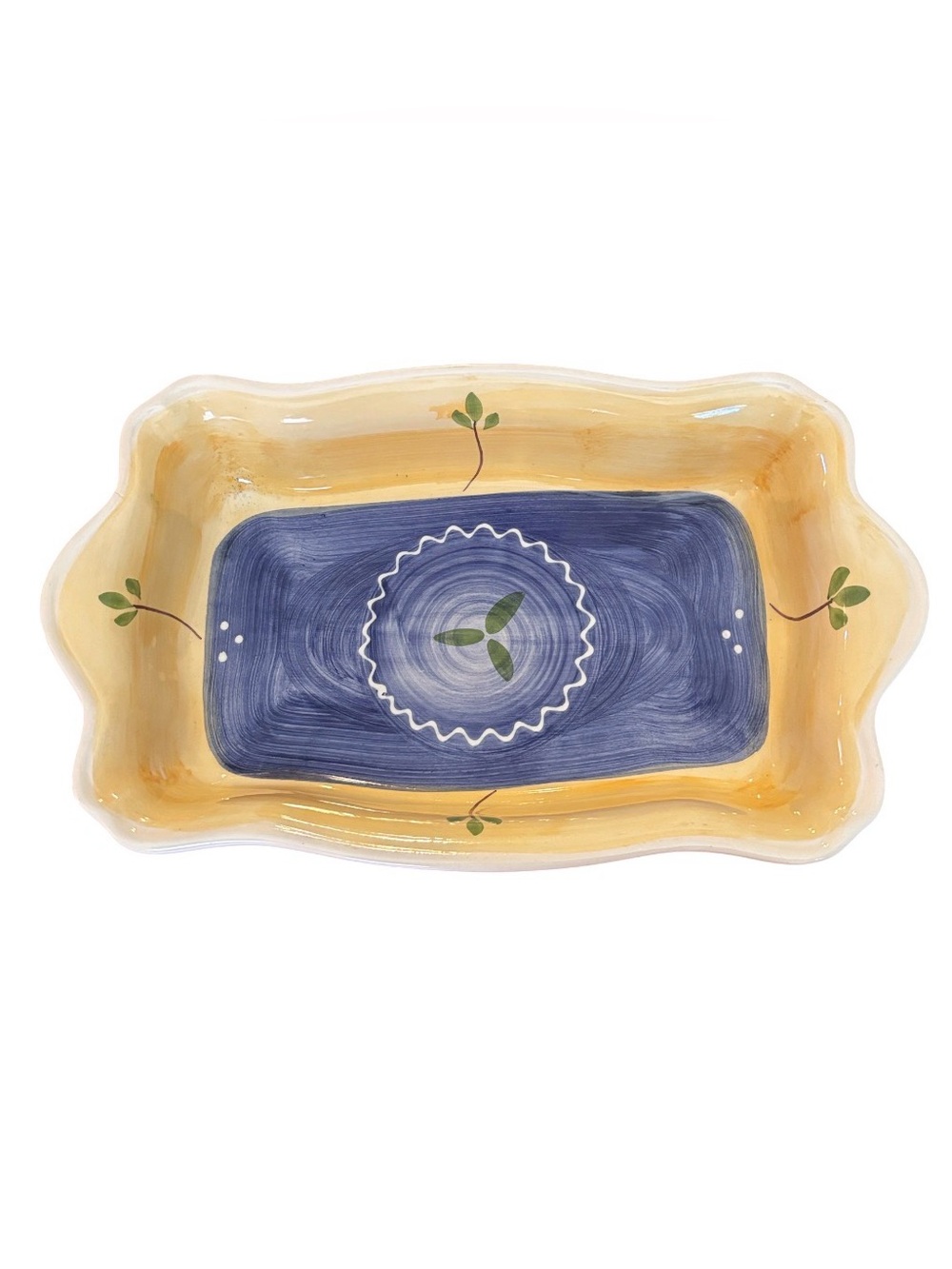 Italian Hand Painted Casserole Dish